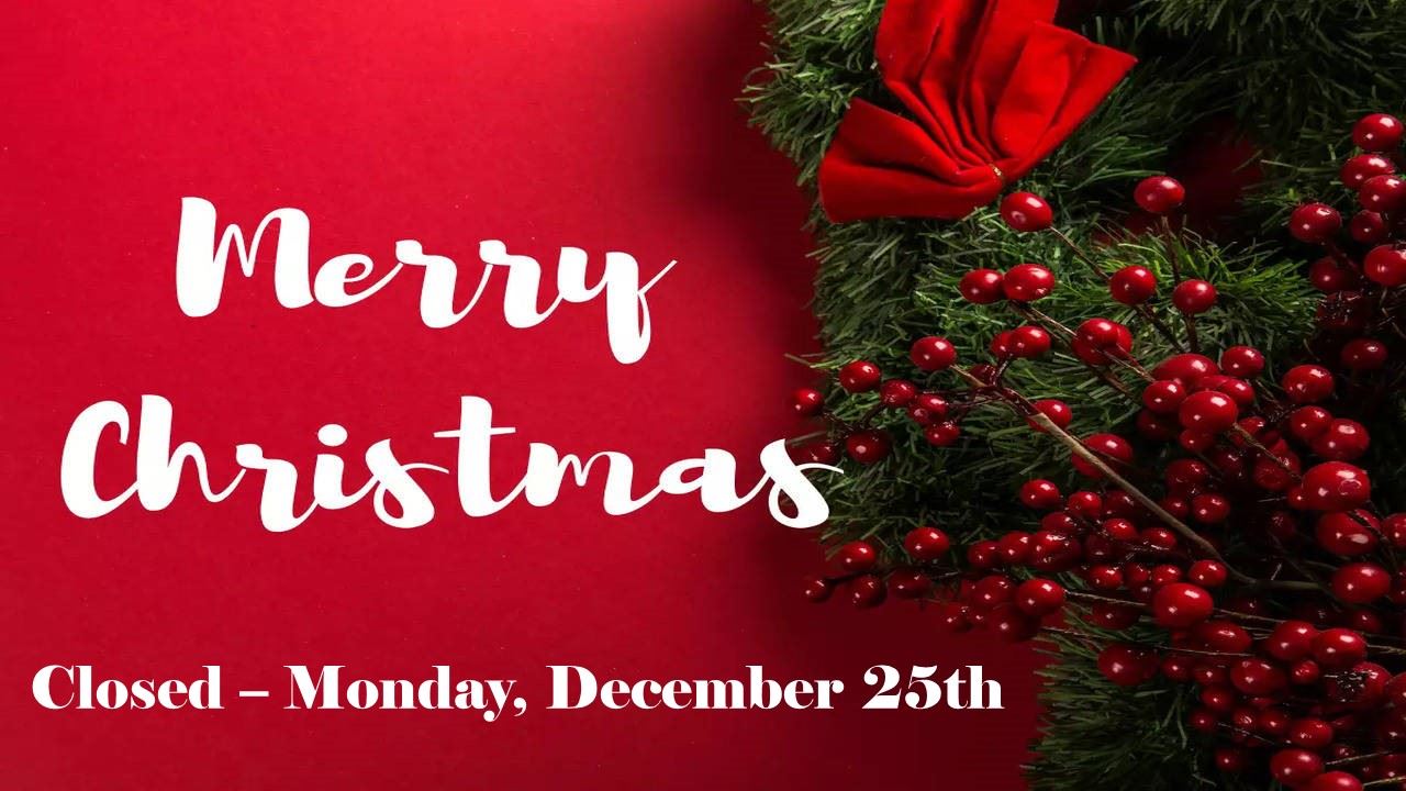 christmas day closed