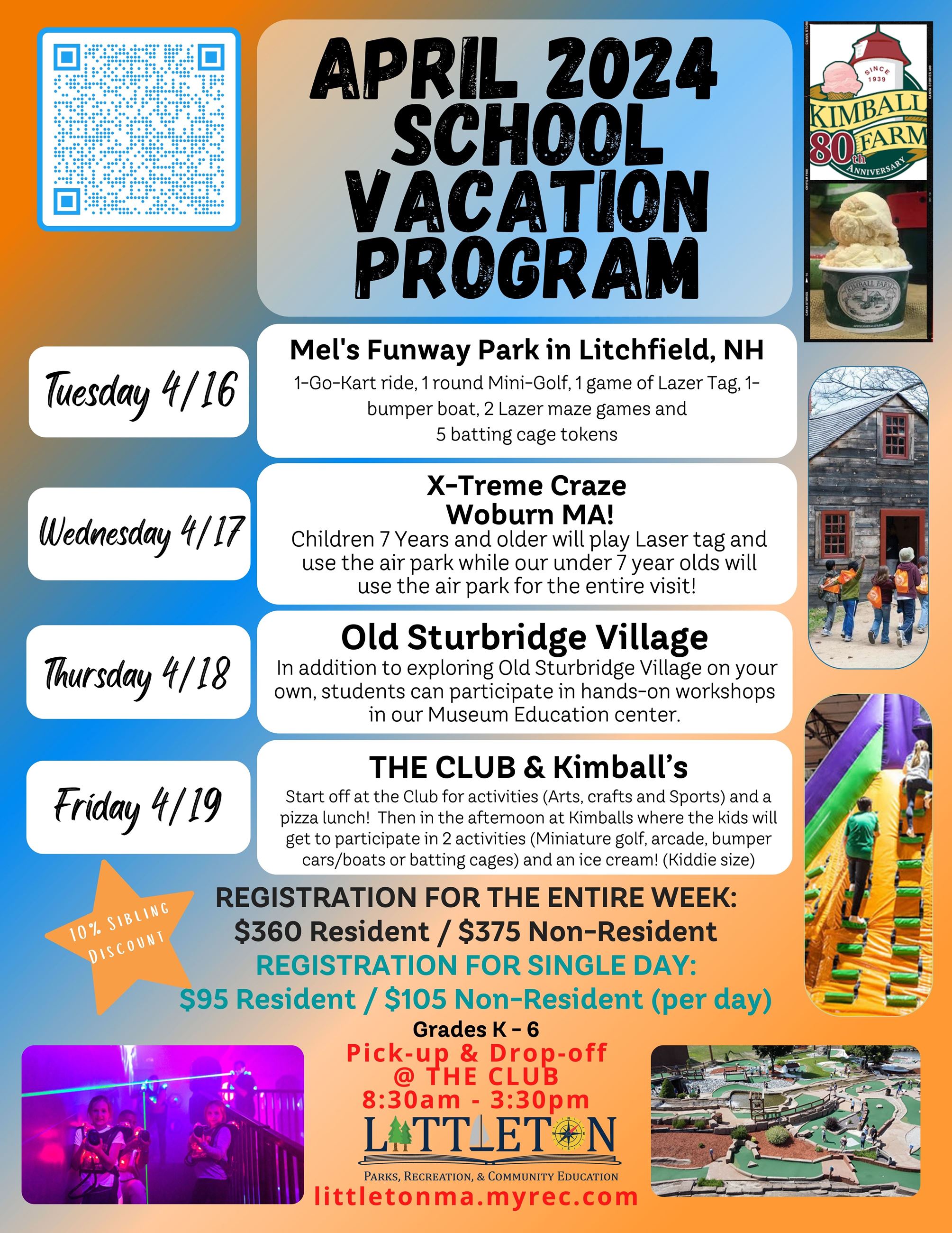 April School Vacation Program 2024