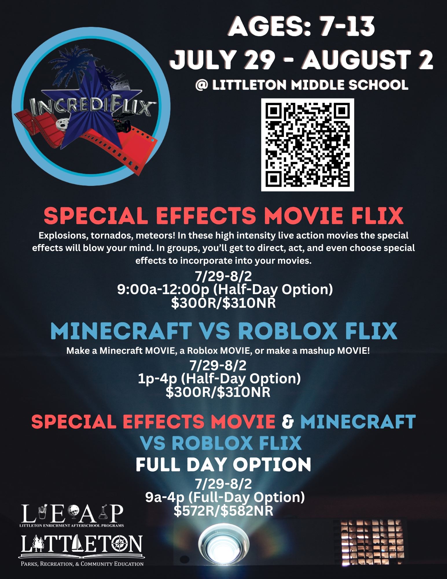 Incrediflix Summer Flyer 2024