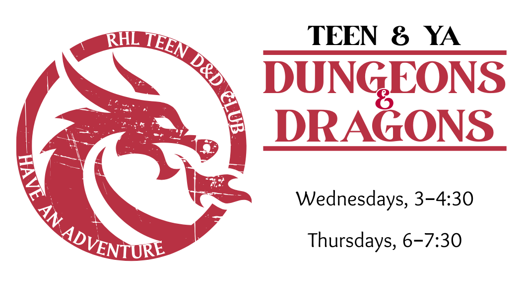 Teen YA DnD Club - Fall 2025 Website Ad